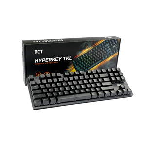 RCT HyperKeyTKL 87 keys Mechanical Gaming Keyboard; Blue mechanical switches; Multi Color LED Backlight, RCT-HyperKeyTKL