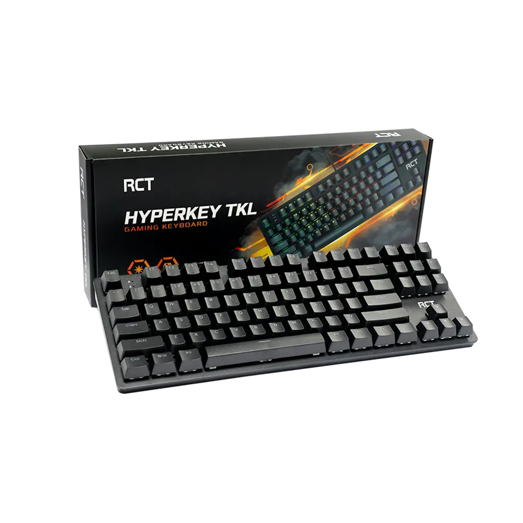 RCT HyperKeyTKL 87 keys Mechanical Gaming Keyboard; Blue mechanical switches; Multi Color LED Backlight, RCT-HyperKeyTKL