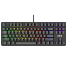 Load image into Gallery viewer, RCT HyperKeyTKL 87 keys Mechanical Gaming Keyboard; Blue mechanical switches; Multi Color LED Backlight, RCT-HyperKeyTKL
