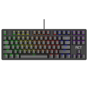 RCT HyperKeyTKL 87 keys Mechanical Gaming Keyboard; Blue mechanical switches; Multi Color LED Backlight, RCT-HyperKeyTKL