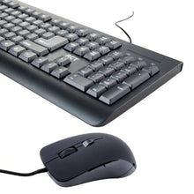 Load image into Gallery viewer, RCT Wired Desktop Combo with RCT-K19 keyboard and RCT-CT12 mouse, QWERTY, Wired standard Office Keyboard, RCT-K19 COMBO
