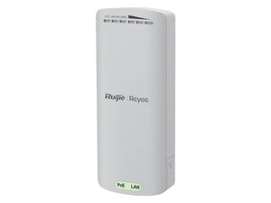 Reyee 2.4GHz 300Mbps 8dBi 70° Pre-Paired Kit, dual stream IP55-rated wireless Kit, 12V Passive PoE or 12V Power, 2×10/100 Ethernet Ports | RG-EST100-E