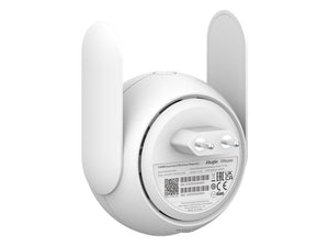 Reyee 802.11ac WiFi 5 Mesh Range Extender, featuring 1x Fast Ethernet Port, 2x 4dBi external antennas and Dual-band 2x2 MU-MIMO 1200Mbps | RG-EW1200R