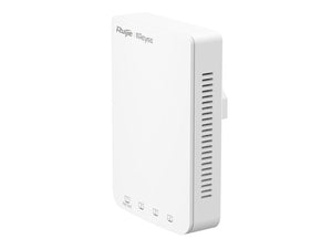 Reyee Dual Band WiFi 5 1300Mbps 5 Port Gigabit Mesh In-Wall AP, 5×GbE Ports, PoE-Input/PoE Pass-through, 400Mbps 2.4GHz, 867Mbps 5.8GHz, RG-RAP1200(P)