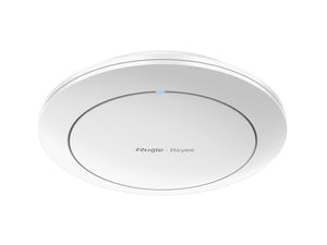 Reyee Dual Band WiFi 6 3000Mbps Gigabit Ceiling Mount AP, featuring 1x Gigabit Ethernet port, seamless roaming and speeds up to 3000Mbps | RG-RAP2266