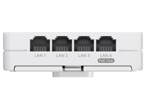 Reyee Dual Band WiFi 7 3600Mbps 4 Port Gigabit Mesh In-Wall AP with 4x GbE Ports, 1x 2.5G uplink, PoE output for IP Phones/IoT devices | RG-RAP72-Wall