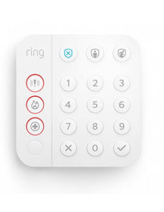 Ring Alarm Keypad V2 Series, Add to Ring Alarm Kit, Mountable Ring keypad to any flat /house wall, IoT & Smart Home, Ring, Ring Alarm