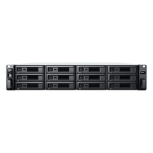 Load image into Gallery viewer, Synology RackStation RS2423+ AMD Ryzen V1780B 12-bay 2U Rack NAS Server - 8GB DDR4 ECC - 2 x 1GbE PORT - Support RX1223RP Expansion
