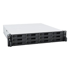 Synology RackStation RS2423+ AMD Ryzen V1780B 12-bay 2U Rack NAS Server - 8GB DDR4 ECC - 2 x 1GbE PORT - Support RX1223RP Expansion