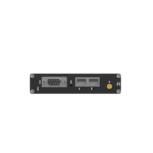 Load image into Gallery viewer, Teltonika RUT142 Ethernet + WiFi + RS232 Router, 2 x 10/100 Mbps Ethernet ports, Wi-Fi 4, Integrated DIN rail bracket and 3-pin power connector
