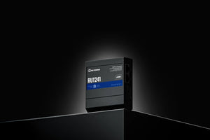 Teltonika RUT241-ESIM LTE Cat 4 Industrial Router, Wi-FI 4, 1 x WAN(100Mbps), 1 x LAN(100Mbps)