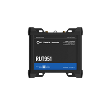 Load image into Gallery viewer, Teltonika RUT951 LTE Cat 4 Industrial Router, Dual-SIM, WiFi 4, 1x 100Mbps WAN, 3x 100Mbps LAN, MQTT, MoDBUS, 4G LTE, 3G, 2G, With auto failover, AP
