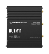 Load image into Gallery viewer, Teltonika RUTM11 industrial 4G LTE WiFi 5 Router, 2x LAN (100Mbps), 1x WAN (100Mbps), 4G LTE Cat 4, MQTT, Modbus TCP, SMS, OpenVPN, IPsec, WireGuard
