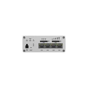 Teltonika Industrial LTE Cat.6 IoT Router w/ Quad-Core CPU, GNNS and GPS, 1x Gbe WAN, 3x Gbe LAN, Dual SIM, Cat.6 LTE, 717MHz Quad-Core CPU, GPS, USB