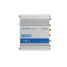Load image into Gallery viewer, Teltonika RUTX11 LTE Cat 6 Industrial Router, Dual-SIM, Wi-Fi 5, 1 x WAN(1 Gbps), 3 x LAN(1 Gbps), MQTT, MoDBUS TCP/USB, Bluetooth 4.0
