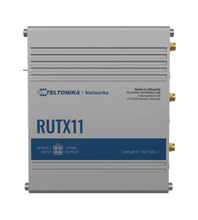 Load image into Gallery viewer, Teltonika RUTX11 LTE Cat 6 Industrial Router, Dual-SIM, Wi-Fi 5, 1 x WAN(1 Gbps), 3 x LAN(1 Gbps), MQTT, MoDBUS TCP/USB, Bluetooth 4.0
