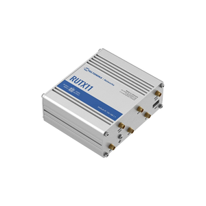 Teltonika RUTX11 LTE Cat 6 Industrial Router, Dual-SIM, Wi-Fi 5, 1 x WAN(1 Gbps), 3 x LAN(1 Gbps), MQTT, MoDBUS TCP/USB, Bluetooth 4.0