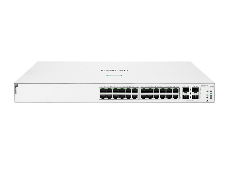 HPE Networking Instant On Switch 24p Gigabit CL4 PoE 4p SFP+ 370W 1930 JL684B