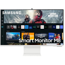 Load image into Gallery viewer, Samsung LS32CM801 32&#39;&#39; Flat M8 HDR10+ Smart Monitor; 3840x 2160; 4ms; 60Hz; 178°/178° Viewing angle; Tizen OS; Wall Mountable Monitor
