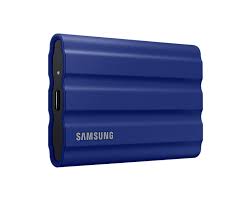 Samsung MU-PE1T0R T7  Shield Portable SSD 1 TB; USB Type-C, 3.2 Gen 2 (3.1 Gen 2), 1050 MB/s, 10 Gbit/s, backwards compatible, Blue