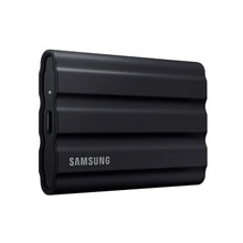 Load image into Gallery viewer, Samsung MU-PE4T0S T7 Shield Portable SSD Hard Drive 4TB; USB 3.2 (Gen2,10Gbps) backwards compatible, Transfer speed 10Gbps, Black, SSD capacity 4000MB
