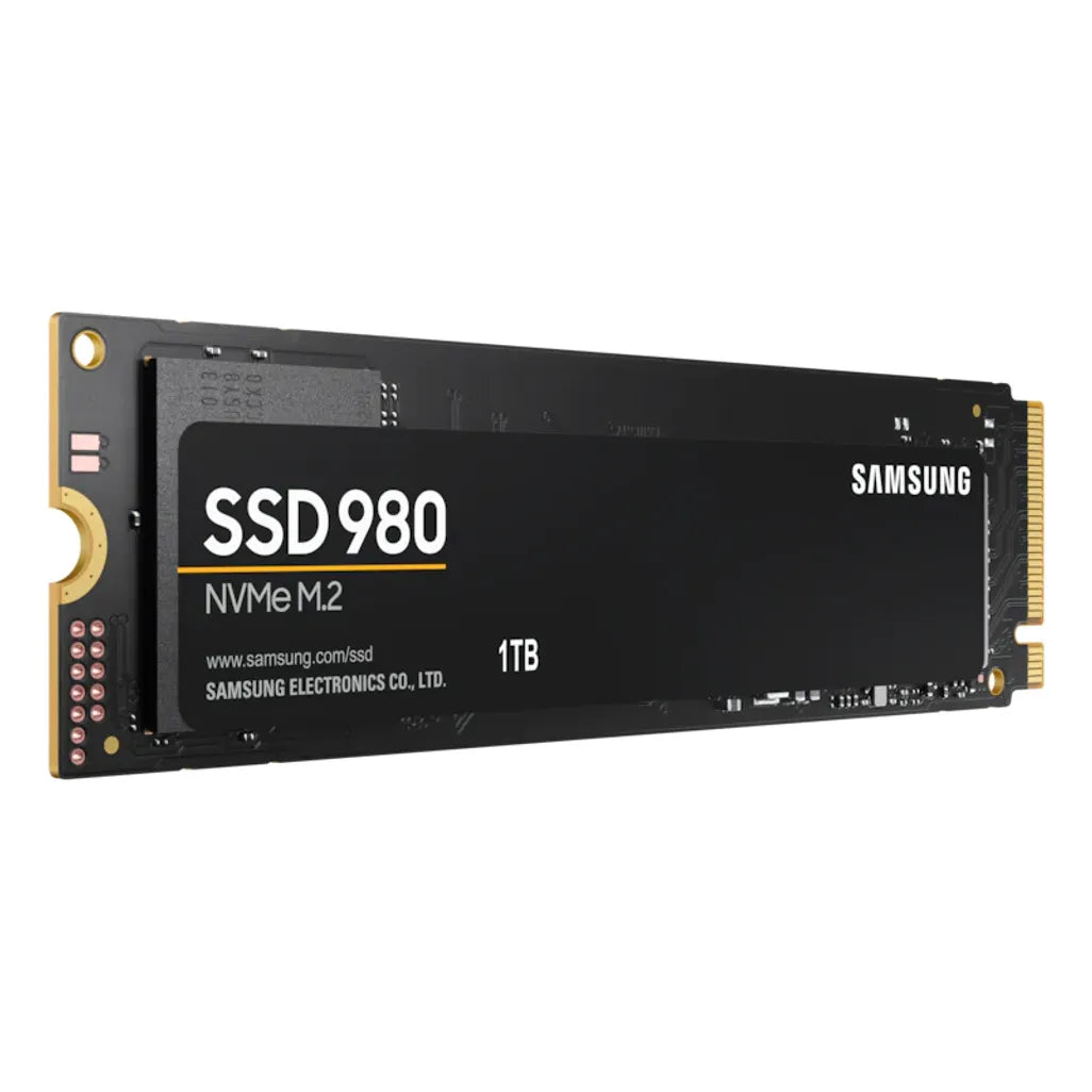 Samsung MZ-V8V1T0BW 980 1TB M.2 NVMe SSD, PCI Express 3.0, Read speed 3500 MB/s, Write speed 3000 MB/s, V-Nand MLC, PCI Express Interface, SSD Drive