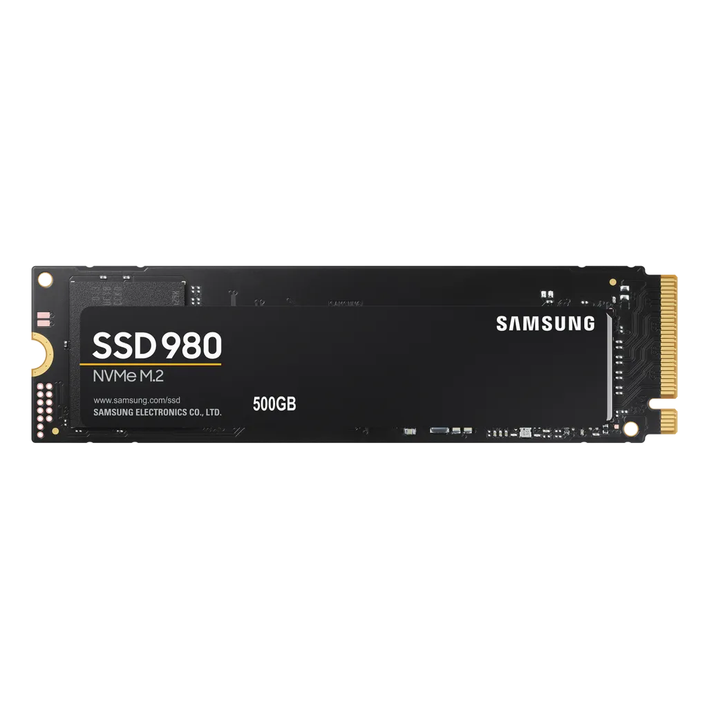 Samsung MZ-V8V500BW 980 500GB M.2 NVMe SSD, PCI Express 3.0, V-Nand MLC, TRIM support, DevSlp (device sleep) support, PCI Express 3.0 interface