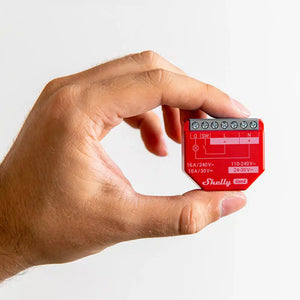 Shelly Compact Smart Switch with Power Monitoring, Multiprotocol Support, and Fast Performance.