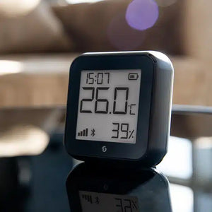 Shelly H&T Gen3 - Wi-Fi Temperature & Humidity Sensor With an E-Paper Display (Matte Black)