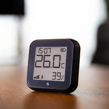 Load image into Gallery viewer, Shelly H&amp;T Gen3 - Wi-Fi Temperature &amp; Humidity Sensor With an E-Paper Display (Matte Black)
