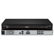 Load image into Gallery viewer, Dell Digital Dav2108 8-Port analog KVM Switch, upgradeable to digital KVM switch with 1 local user, 1 power supply 120 - 230V, 1U Rack 450-ADZM
