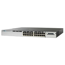 Load image into Gallery viewer, Catalyst 3850 Switch Stackable 24*10/100/1000 Ethernet ports, 350WAC power supply, 1RU, LAN Base feature set, WS-C3850-24T-L-S-E
