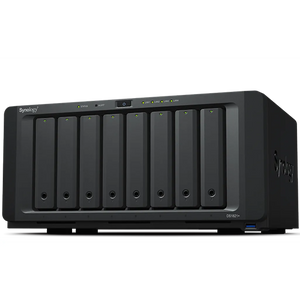 Synology DS1821+ DiskStation 8 Bay NAS - AMD Ryzen V1500B - 4GB DDR4 ECC - 4x Gigabit Ethernet- 4x USB3.1 - 2x eSATA - Black