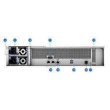 Load image into Gallery viewer, Synology RackStation RS2423+ AMD Ryzen V1780B 12-bay 2U Rack NAS Server - 8GB DDR4 ECC - 2 x 1GbE PORT - Support RX1223RP Expansion

