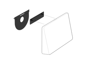 Logitech Tap Wall Mount WW-9004 - Wall Mount, sturdy plate and cleat construction holds the controller securely in place
