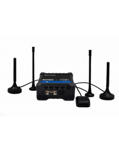 Teltonika Industrial LTE WiFi IoT Router, VPN, RS232, RS485 and GPS, 1xWAN, 3xLAN, 802.11n AP, 2x SIM, DC, Standalone LTE/WiFi Ant Incl, GNSS, USB, SD