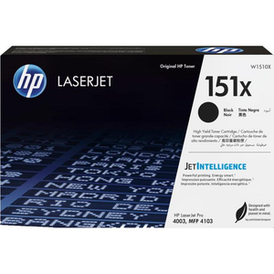 HP 151X Original LaserJet Toner Cartridge, Black, yields 9,700 standard pages