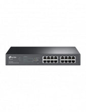 Load image into Gallery viewer, TP-Link 16-port Gigabit PoE+ Easy Smart Switch - 802.3af/at, PoE Managment, Desktop/Rackmount, MTU/Port/Tag-based VLAN, QoS, IGMP Snooping, Steel case
