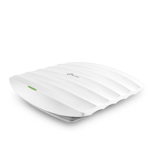 TP-Link AC1750 Ceiling Mount Dual-Band Access Point, 450 Mbps at 2.4 GHz + 1300 Mbps at 5 GHz, 500+ clients, 802.3af PoE and 48V/0.5A Passive PoE