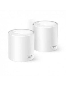 TP-Link AX1500 router Whole Home Mesh WiFi 6 System (2 Pack), 300Mbps at 2.4GHz + 1201 Mbps at 5GHz, 2× Gb Ports (WAN/LAN auto-sensing), TP-DecoX10-2P