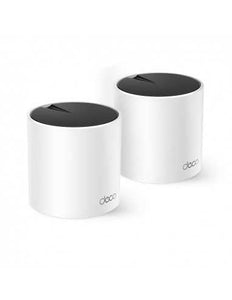 TP-Link AX3000 Whole Home Mesh Wi-Fi 6 System (2 Pack), 574 Mbps at 2.4 GHz + 2402 Mbps at 5 GHz, 3× Gb Ports (WAN/LAN auto-sensing)