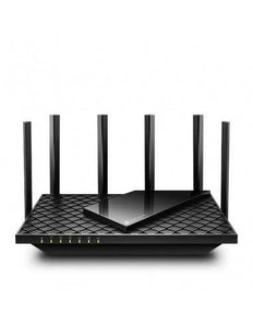 TP-Link AXE5400 Tri-Band Wi-Fi 6E Router, 574Mbps at 2.4 GHz, 2402Mbps at 5 GHz, 2402Mbps at 6 GHz, 1× 1Gbps WAN, 4× 1Gbps LAN, TP-ArcherAXE75