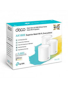 TP-Link Deco X20 AX1800 router Whole-Home Mesh System (3 Pack), Wi-Fi 6 router, MU-MIMO, Downlink and Uplink OFDMA, 2 x Gb Ports, Beamforming