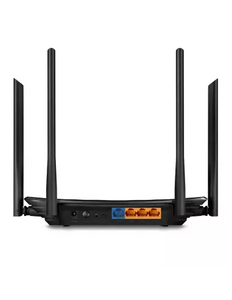TP-Link Dual Band 1300Mbps MU-MIMO WiFi 5 Router, Dual band, TR-069, 4 x Gb Ports, IPv6, 4 fixed antennas, EasyMesh, WPA3, Wireless On/Off, WPS, VPN