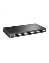 Load image into Gallery viewer, TP-Link TL-SG3452 JetStream 48-Port Gigabit L2+ Managed Switch, 48× Gigabit RJ45 Ports, 4× Gigabit SFP Slots, RJ45/Micro-USB Console Port
