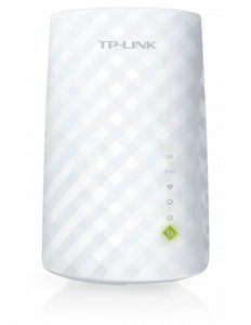 TP-Link RE200 750Mbps Dual Band Wi-Fi Range Extender, 1x FE LAN Port, 3x Internal Antennas, Wall Plugged, Signal LED Indicator, 2.4GHz, 5GHz, 802.11a