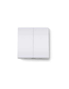 TP-Link Smart Light Switch 2-Gang 1-Way - 868 MHz, 250 V~, 50/60 Hz, 2-Gang, Size 86 mm x 86 mm, battery powered (2 x AAA) - Tapo-S220