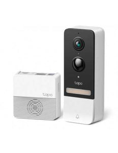 TP-Link Tapo Smart Video Doorbell Camera Kit, 1 × Tapo D230 (doorbell), 1 × Tapo H200 (Hub), 6700mAh rechargeable lithium-ion battery