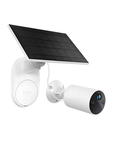 TP-Link Tapo TC28 Solar-Powered Security Camera Kit, features 1 TC82, 1 Tapo A201, 2K 3MP video resolution, Wire-free, solar panel charging - TC82 KIT