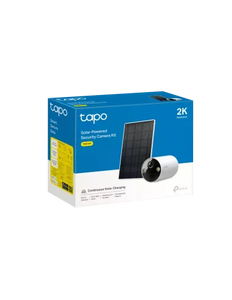 TP-Link Tapo TC28 Solar-Powered Security Camera Kit, features 1 TC82, 1 Tapo A201, 2K 3MP video resolution, Wire-free, solar panel charging - TC82 KIT